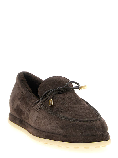 Mocasines Deslizantes De Piel De Ternera Color Marrón Tod's