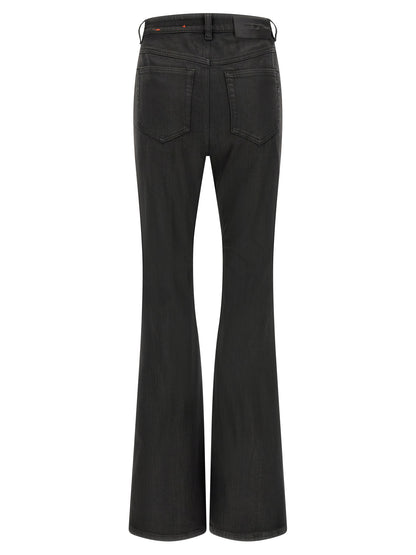 Jean Diesel Slim Fit en Coton Noir - Coupe Anatomique et Taille Haute