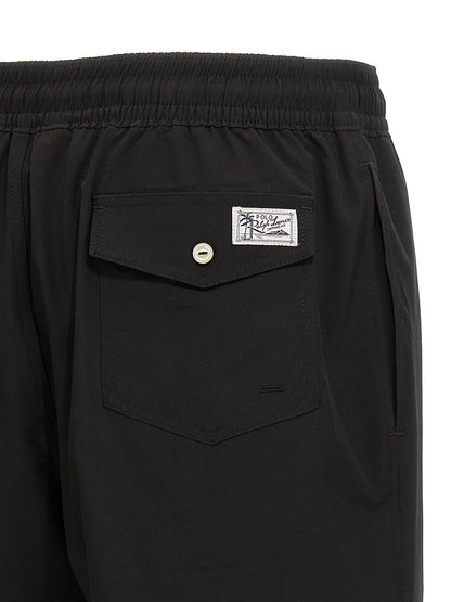 Shorts de Poliéster Negro de Uso Técnico Polo Ralph Lauren