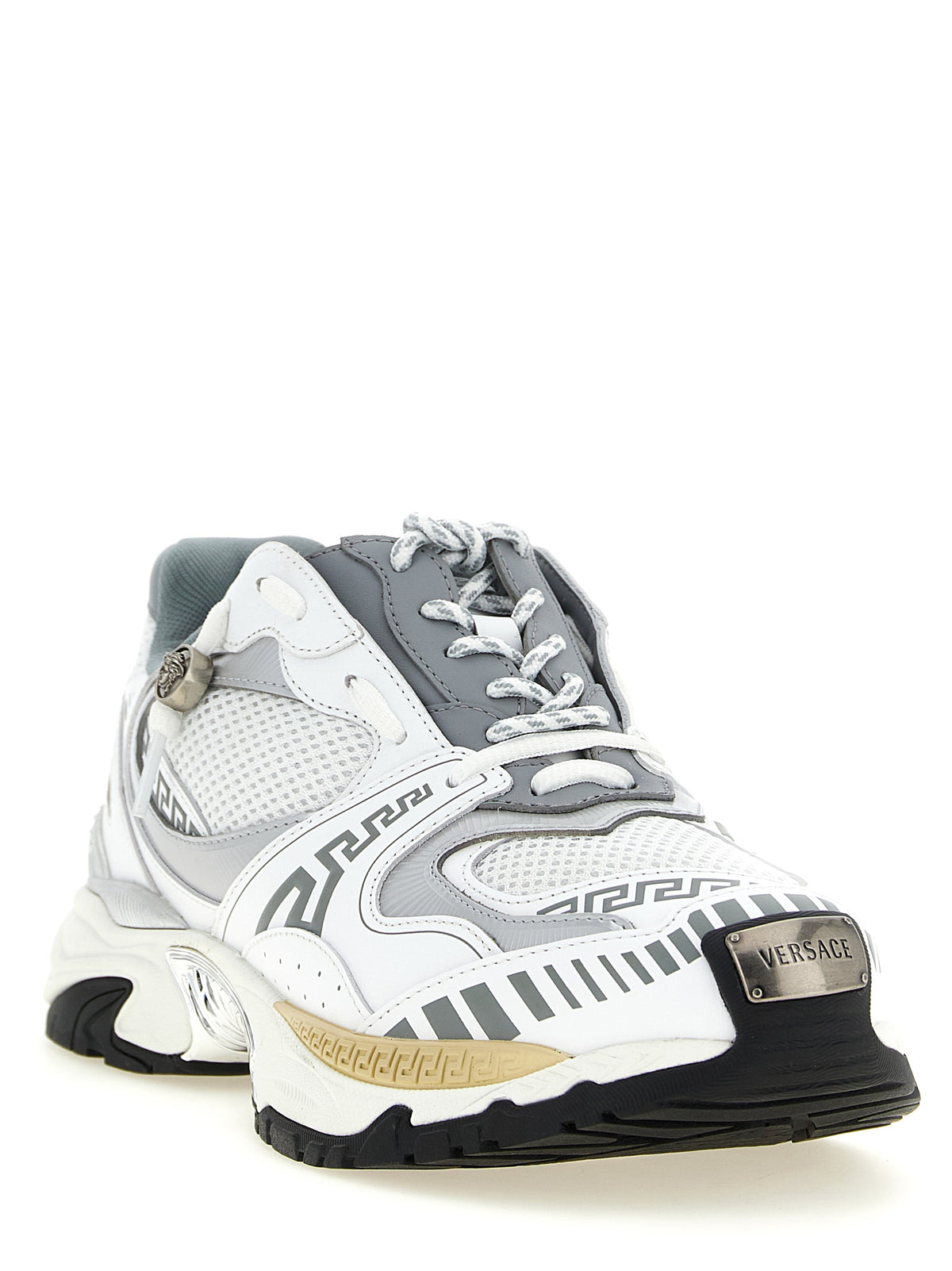 Zapatillas Chunky Versace de Cuero de Becerro Multicolor