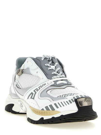 Zapatillas Chunky Versace de Cuero de Becerro Multicolor