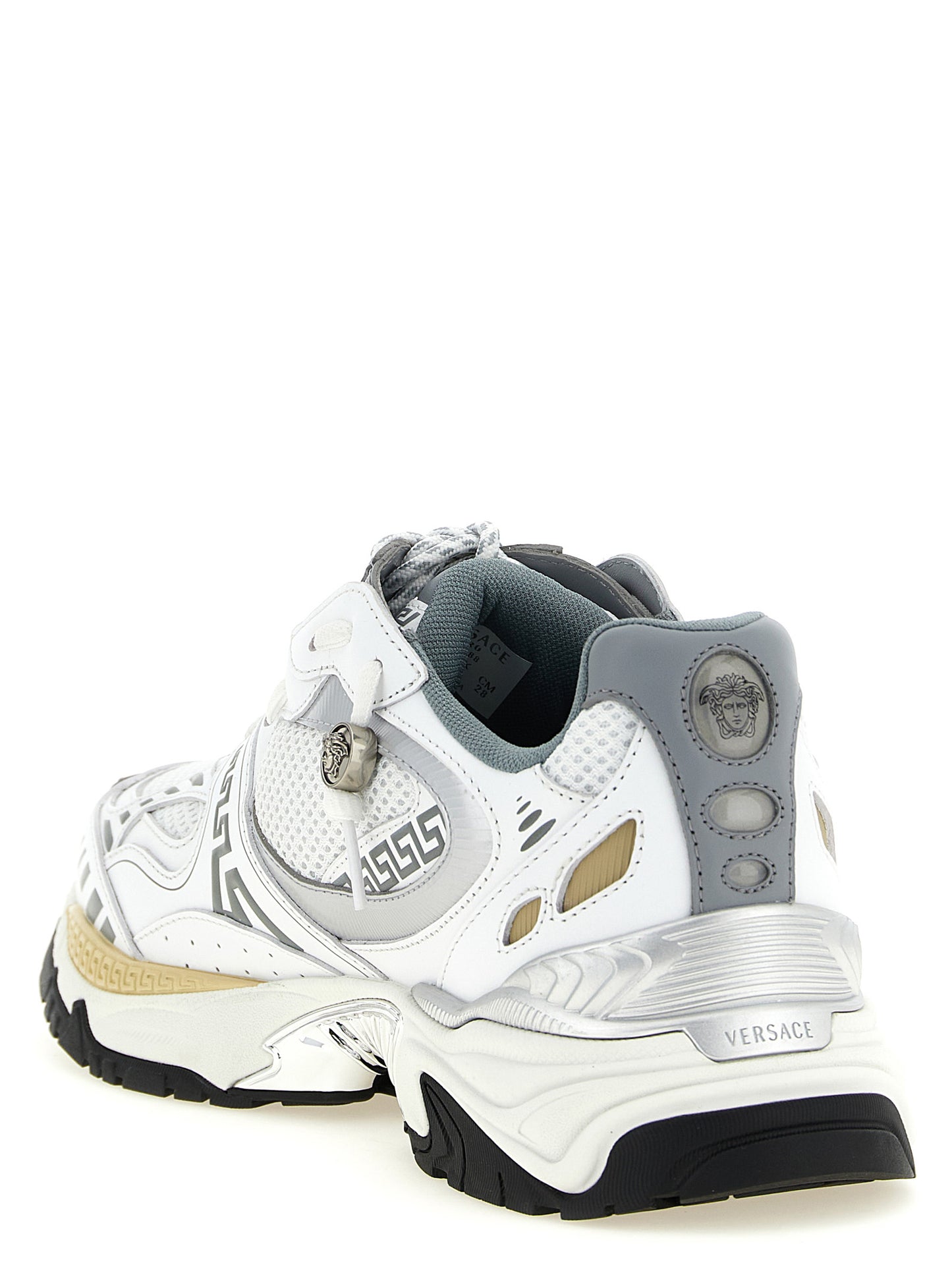 Zapatillas Chunky Versace de Cuero de Becerro Multicolor
