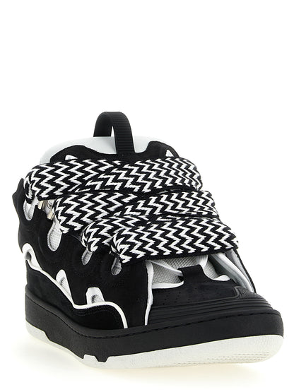 Zapatillas Chunky Bicolor de Piel de Becerro Lanvin