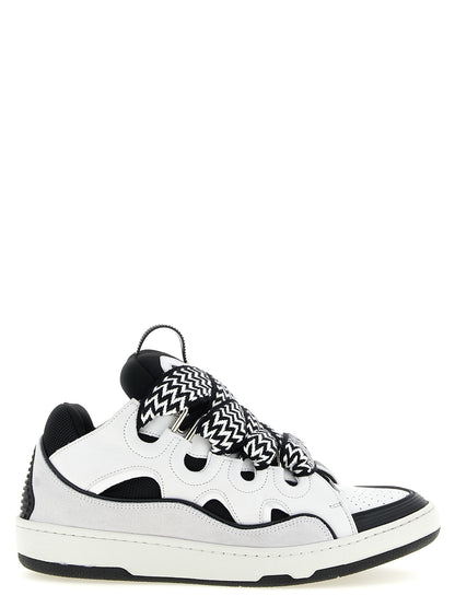 Lanvin Zapatillas Chunky Bicolor De Piel - Estilo Urbano Y Gran Volumen