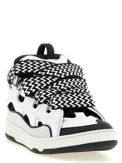 Lanvin Zapatillas Chunky Bicolor De Piel - Estilo Urbano Y Gran Volumen