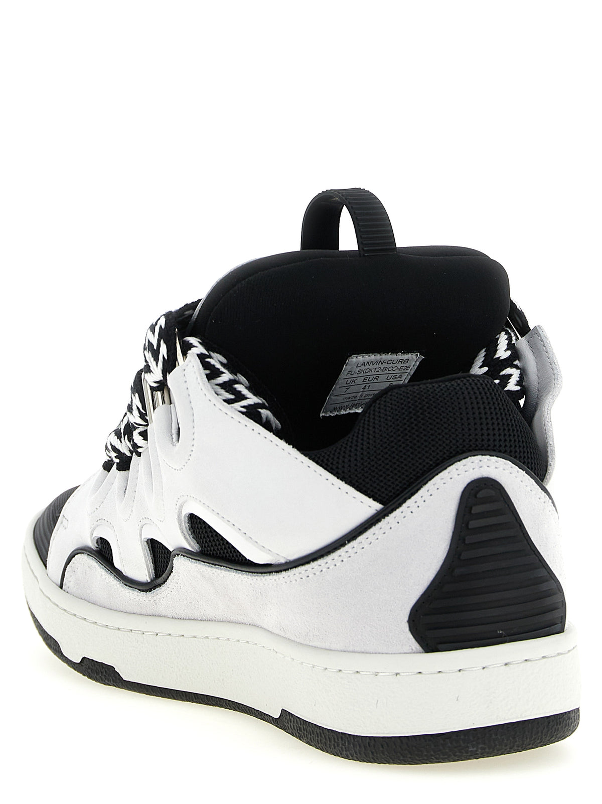 Lanvin Zapatillas Chunky Bicolor De Piel - Estilo Urbano Y Gran Volumen