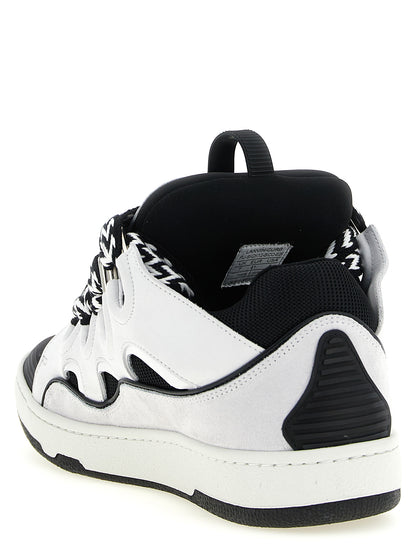 Lanvin Zapatillas Chunky Bicolor De Piel - Estilo Urbano Y Gran Volumen
