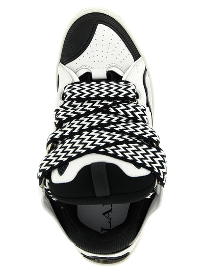 Lanvin Zapatillas Chunky Bicolor De Piel - Estilo Urbano Y Gran Volumen