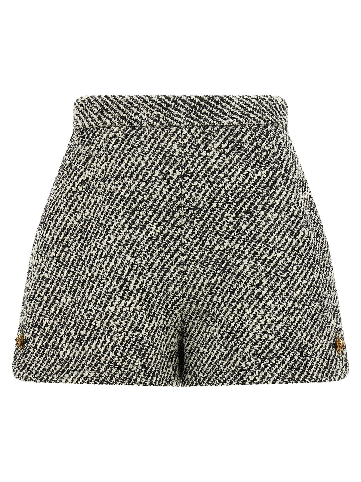 Bermulas Versace En Lana Virgen Bicolor Para Homme