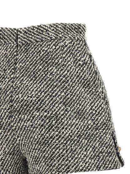 Bermulas Versace En Lana Virgen Bicolor Para Homme