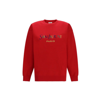 Sudadera Saint Laurent De Algodón Certificado Rojo