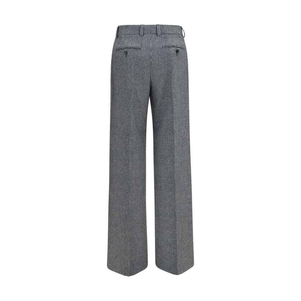 Dolce & Gabbana Ovis Aries Grey Wool Dress Pants