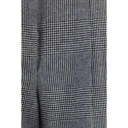 Dolce & Gabbana Ovis Aries Grey Wool Dress Pants