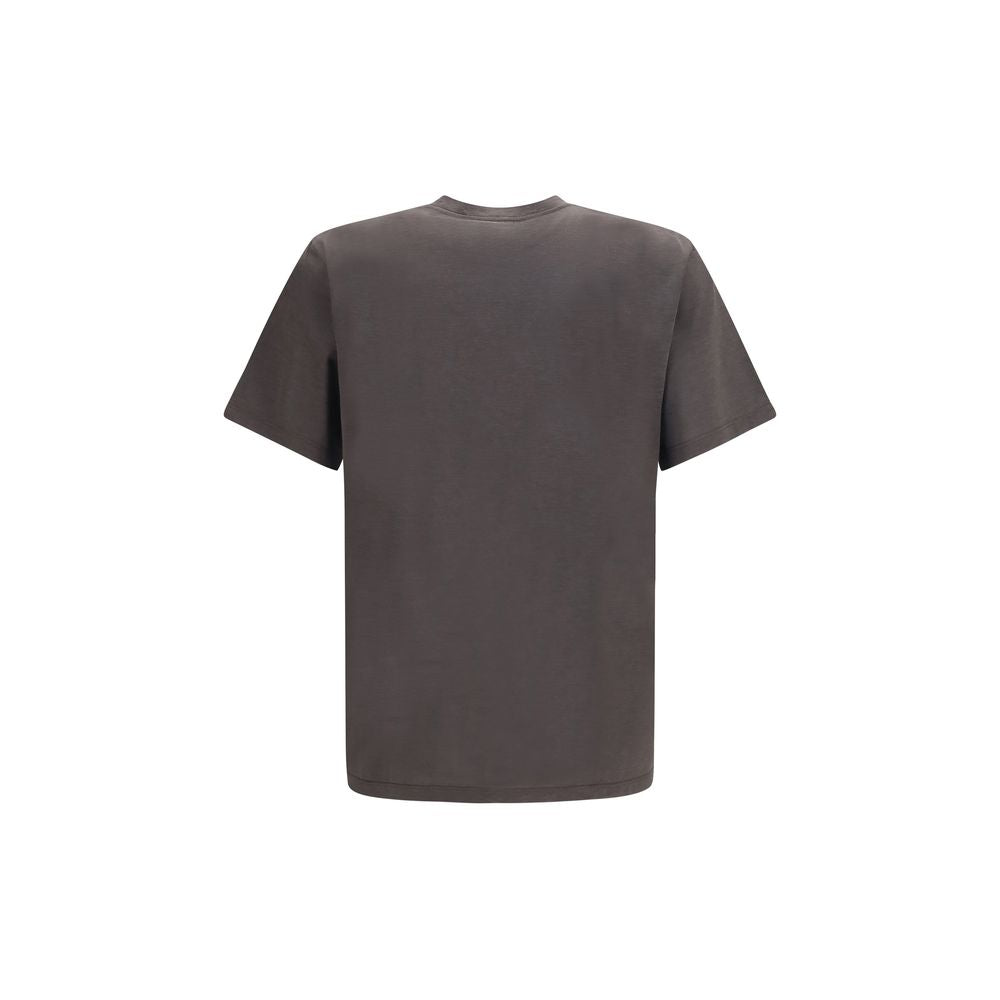 Camiseta Saint Laurent De Seda Marron Para Uso Diario Y Vestimenta Casual