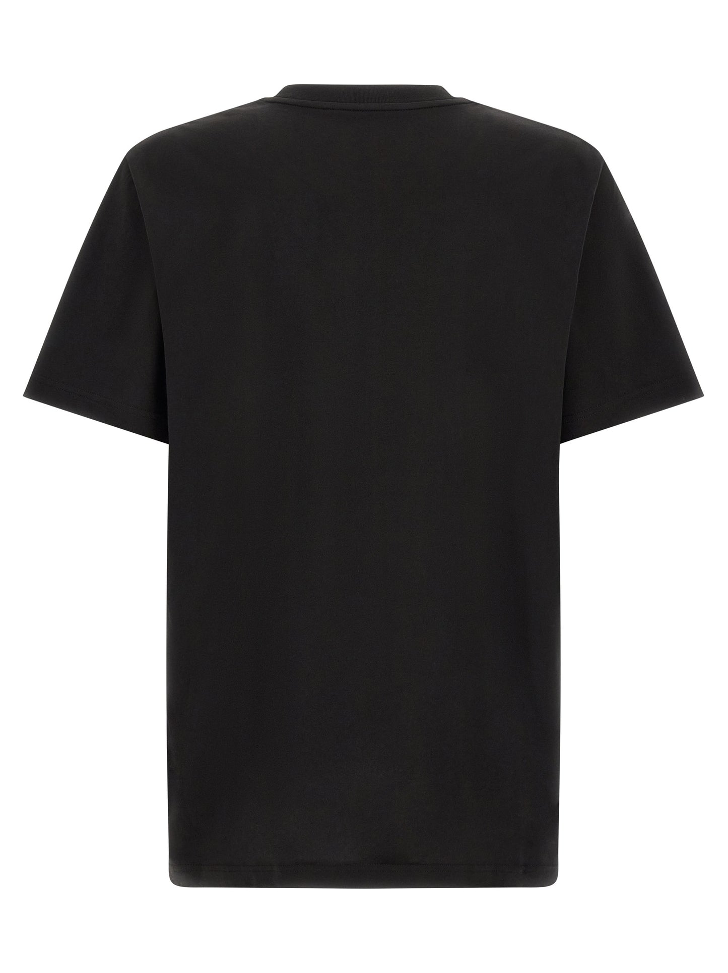 Moncler Camiseta de Algodón Negro - Confort Térmico
