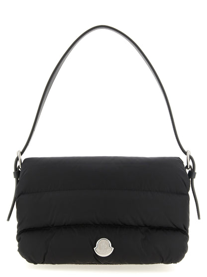 Bolso De Hombro De Poliamida Negra Caradoc De Moncler