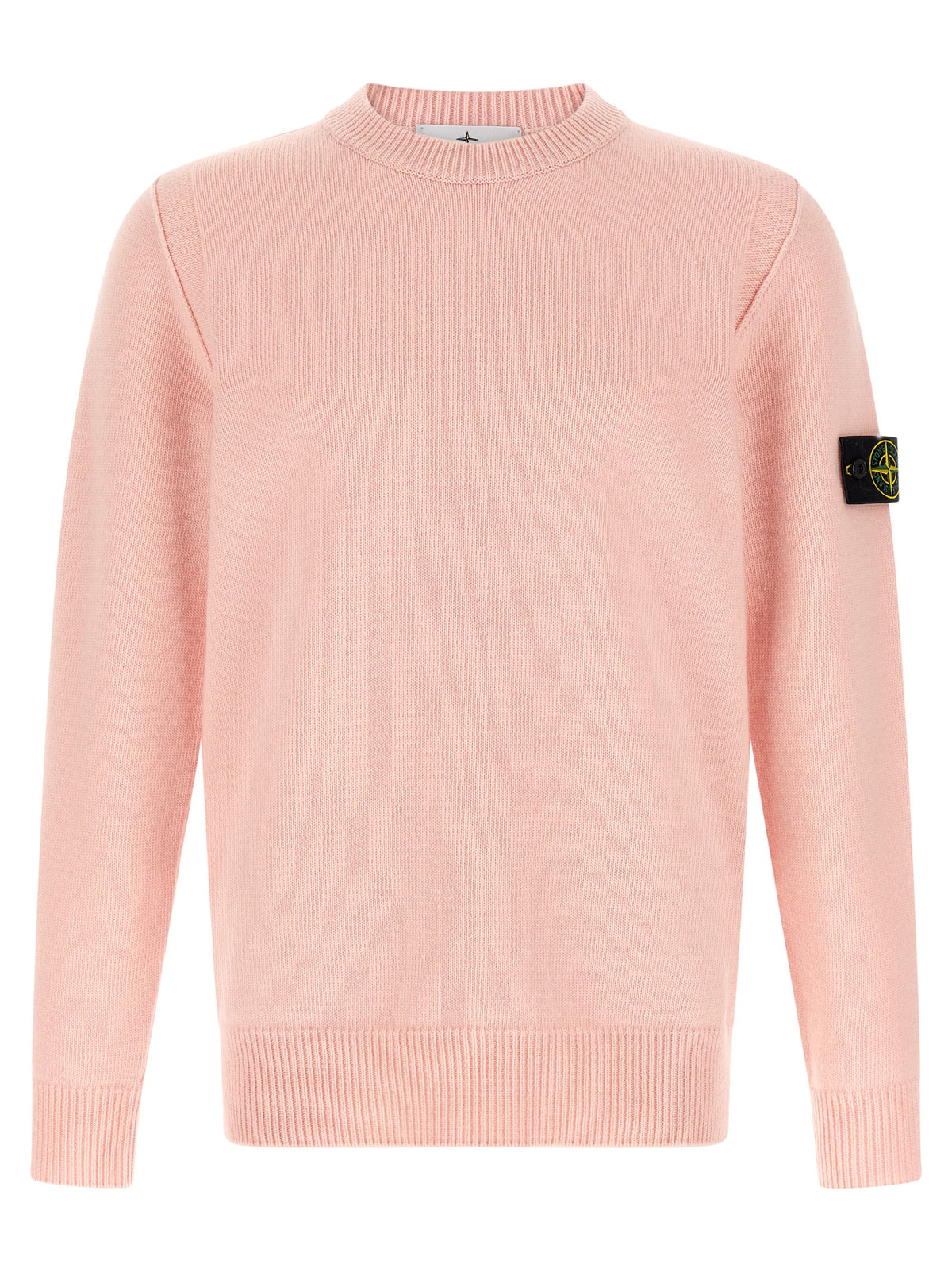 Stone Island Cardigan - Virgin Wool Multicolor Knit