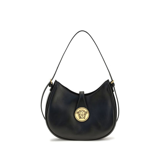Bolso Bandolera Versace Negro De Cuero De Ternera Bos Taurus