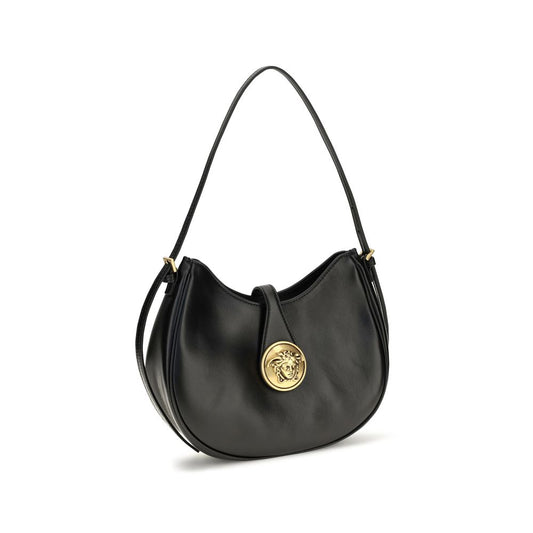 Bolso Bandolera Versace Negro De Cuero De Ternera Bos Taurus