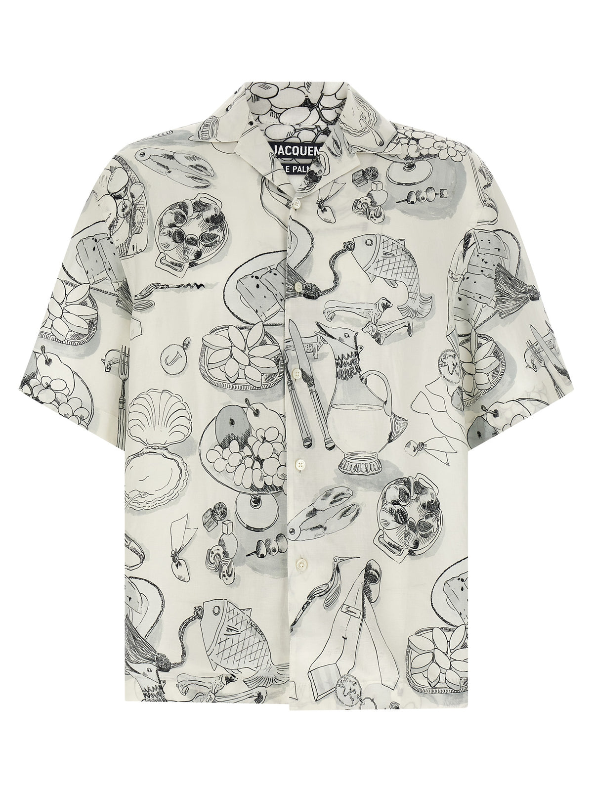 Camisa Bicolor De Viscosa Jacquemus Estilo Minimalista Y Fresco