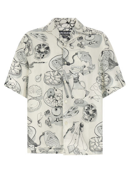Camisa Bicolor De Viscosa Jacquemus Estilo Minimalista Y Fresco