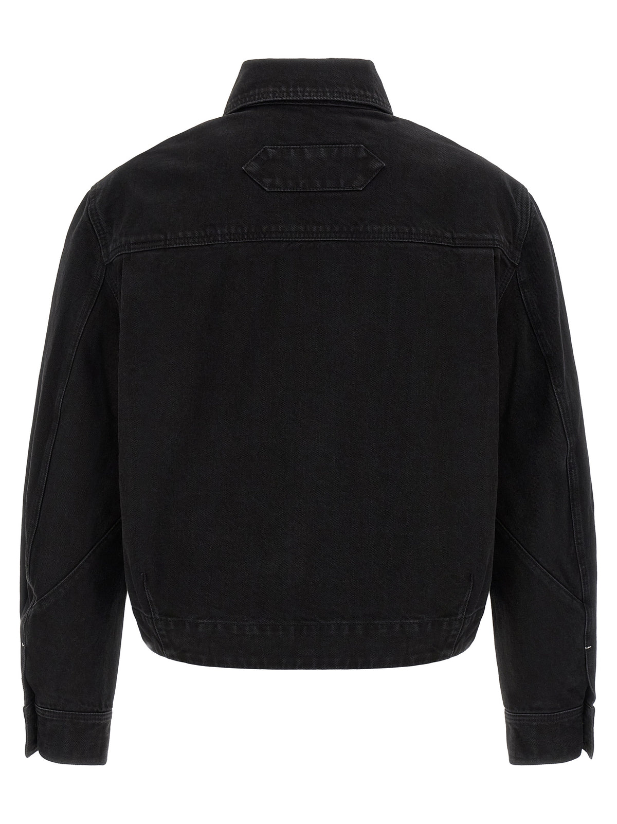 Jacquemus Veste en jean noire en coton