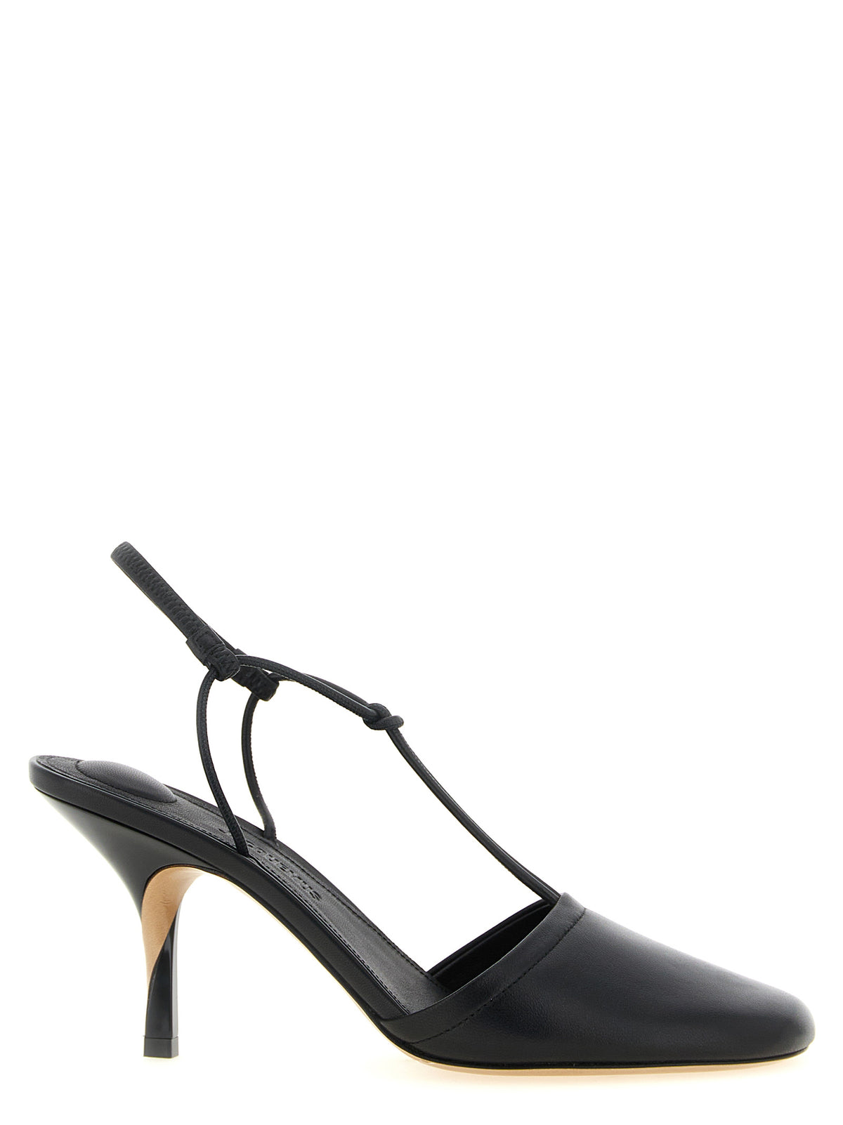 Sandales À Talon Jacquemus En Cuir D'agneau Noir