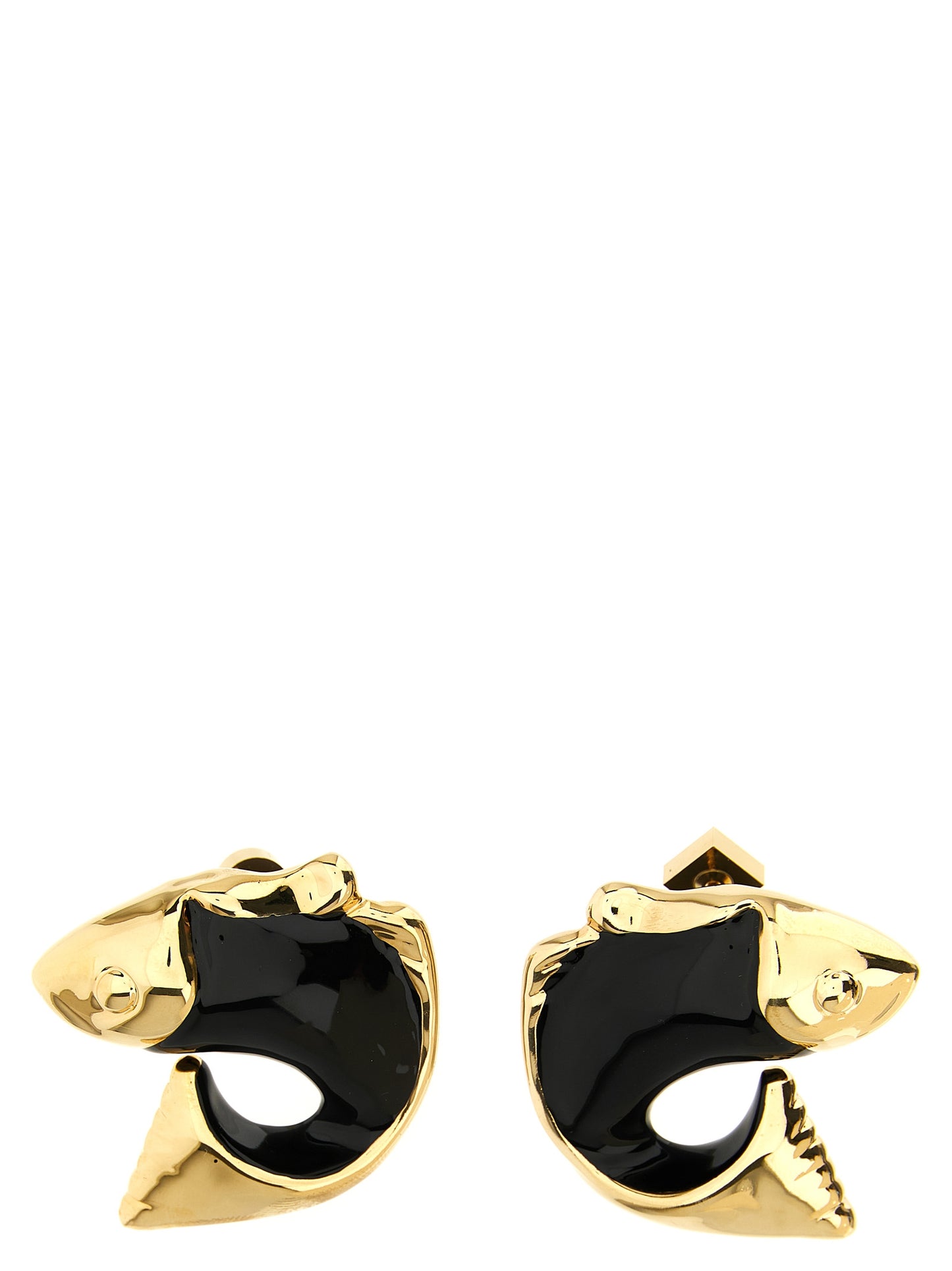 Boucles d'oreilles Jacquemus Les Boucles en cuivre noir