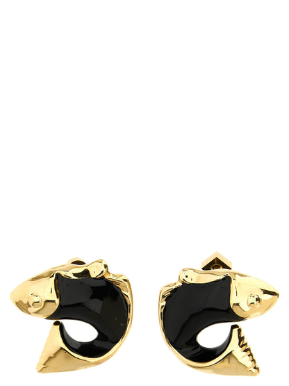 Boucles d'oreilles Jacquemus Les Boucles en cuivre noir