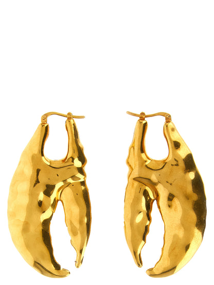Pendientes Jacquemus De Cobre Con Acabado Dorado Les Boucles Homard