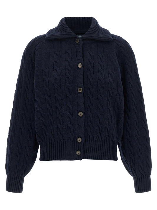 Polo Ralph Lauren Blue Wool Cardigan