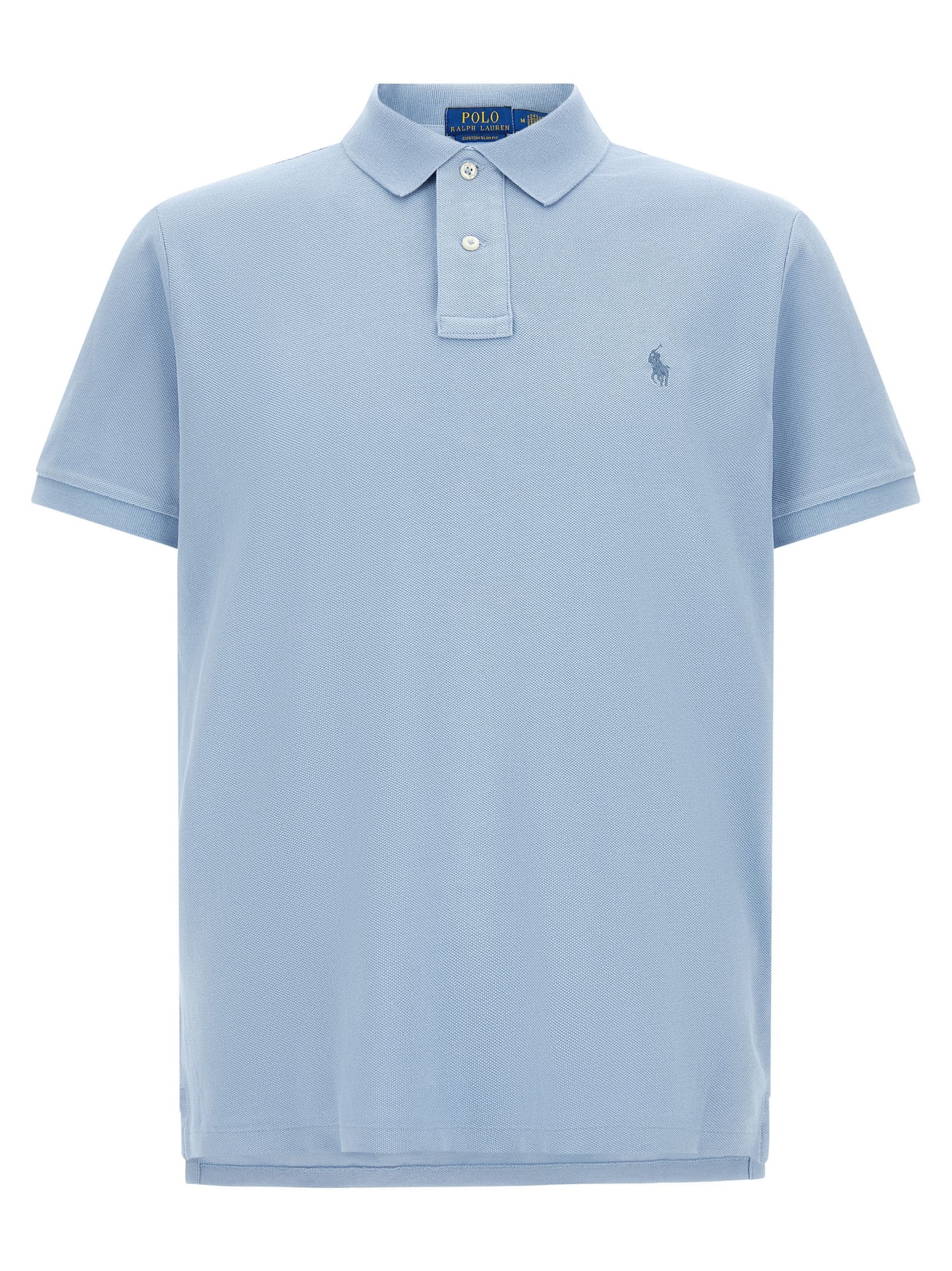 Camisa Polo De Algodón Azul Polo Ralph Lauren Clásico