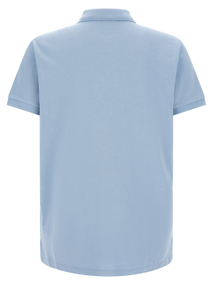 Camisa Polo De Algodón Azul Polo Ralph Lauren Clásico