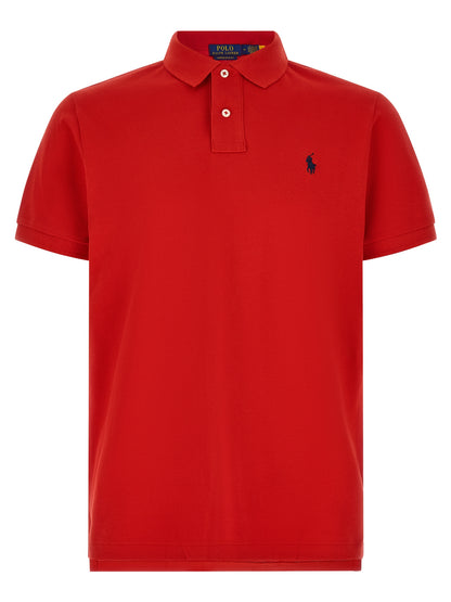 Polo Ralph Lauren Polo de Algodón Unicolor En Rojo