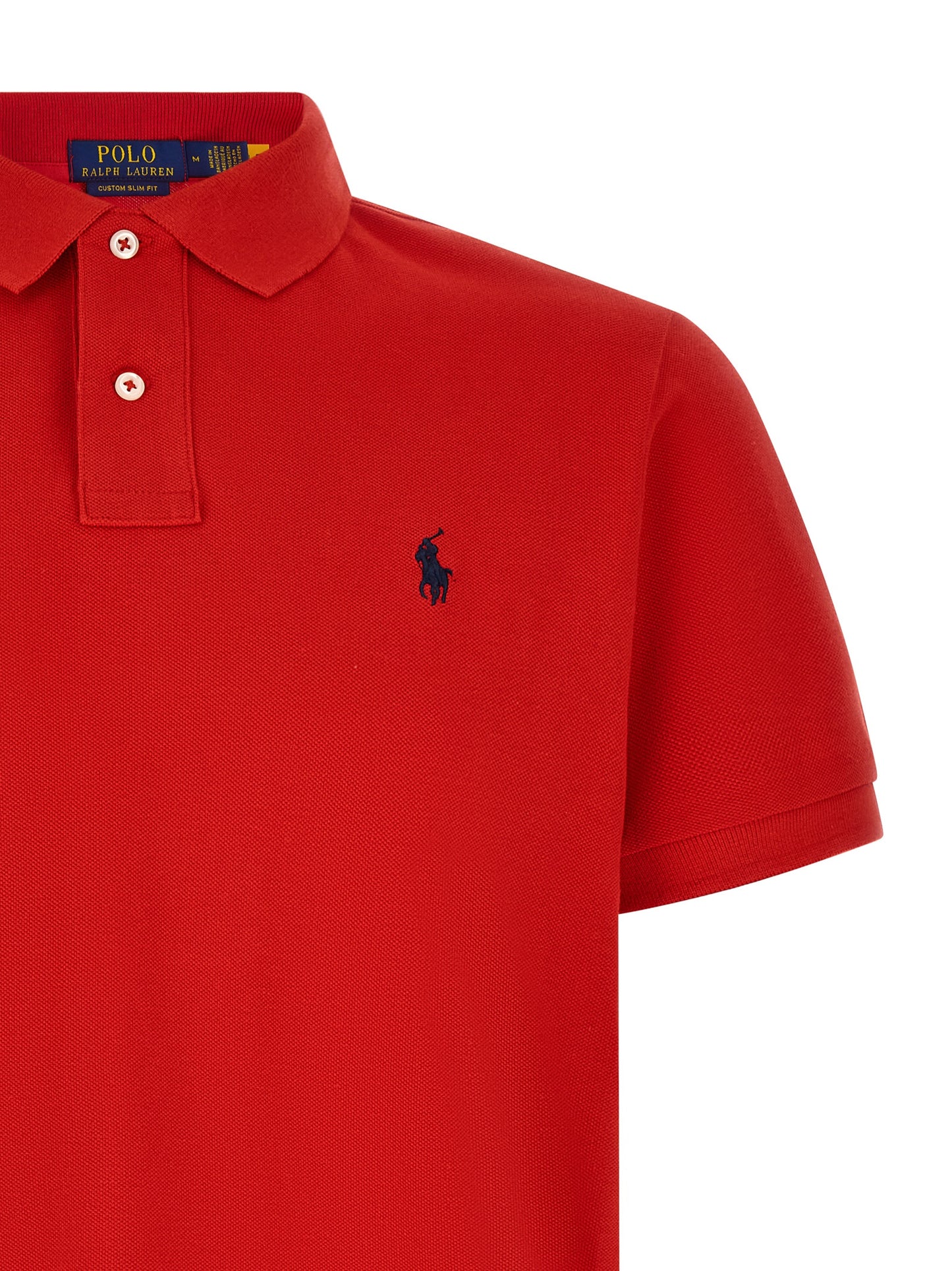 Polo Ralph Lauren Polo de Algodón Unicolor En Rojo