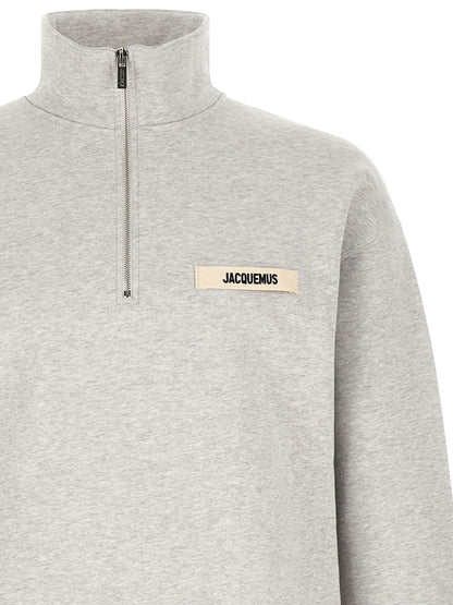 Jacquemus Grey Cotton Le Camionneur Sweatshirt