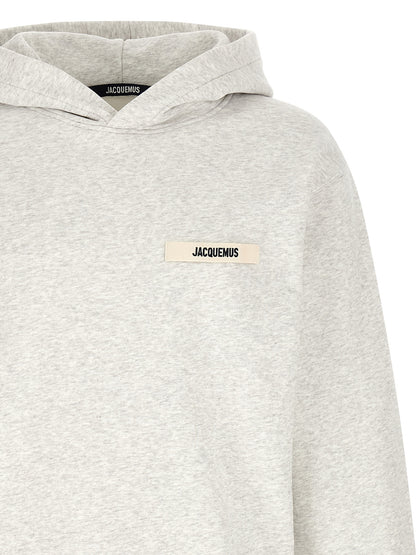 Sudadera Con Capucha De Algodón Jacquemus Color Gris
