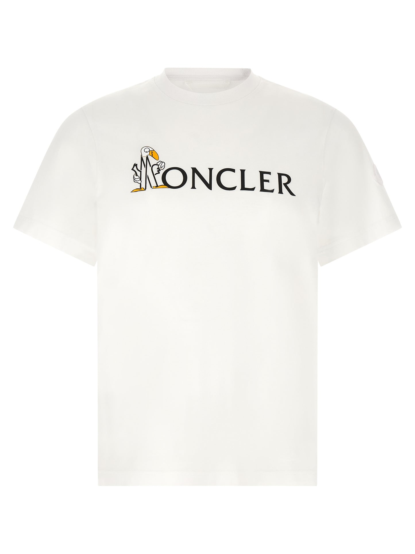 T-shirt Moncler en coton blanc d'usage courant