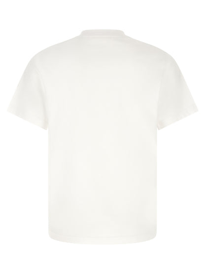 T-shirt Moncler en coton blanc d'usage courant
