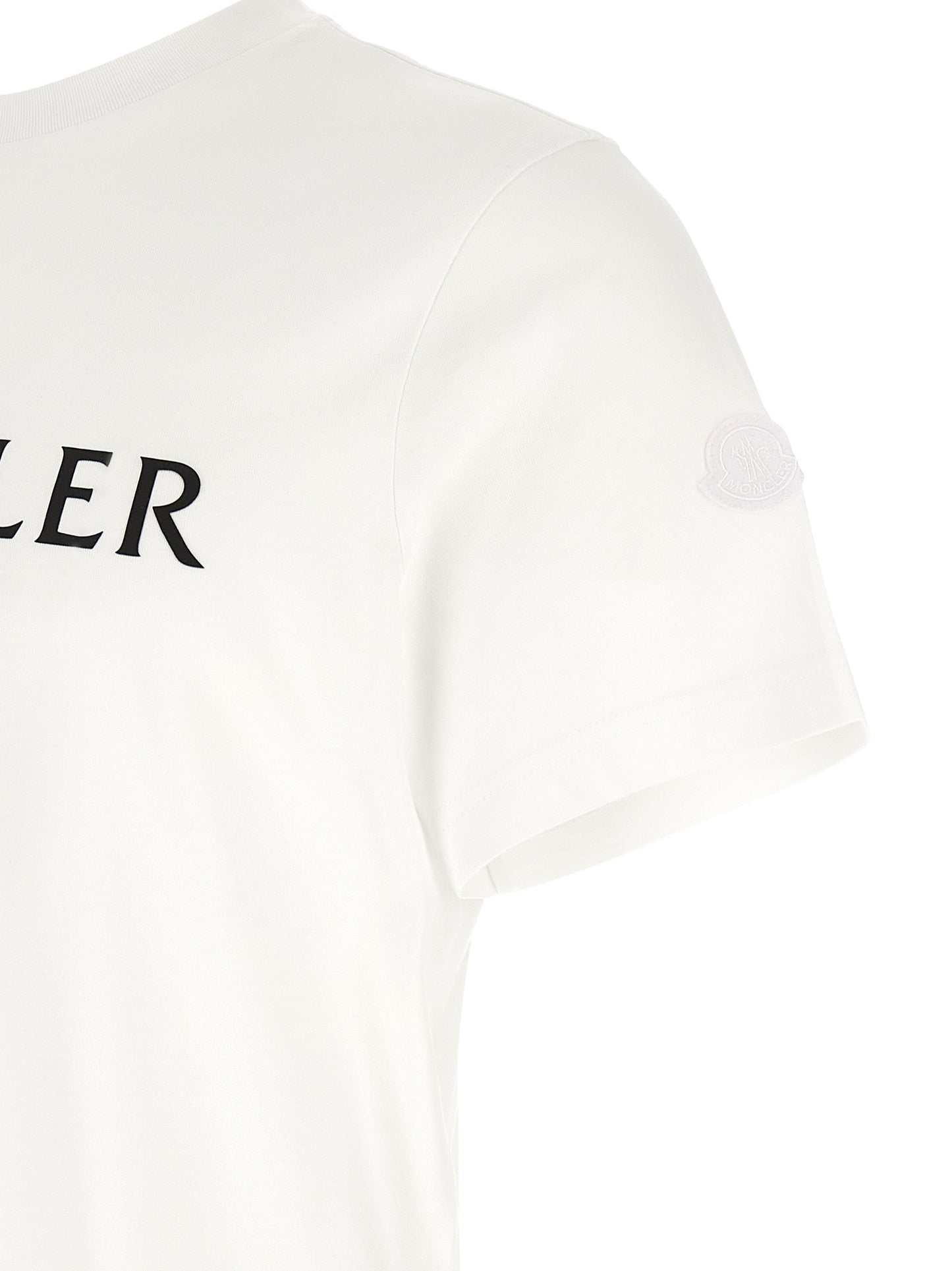 T-shirt Moncler en coton blanc d'usage courant