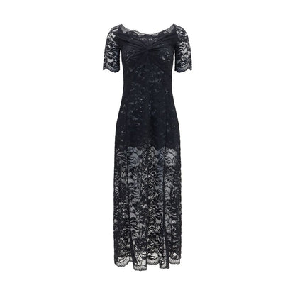 Rabanne Black Cocktail Dress with Polyamide Fabric