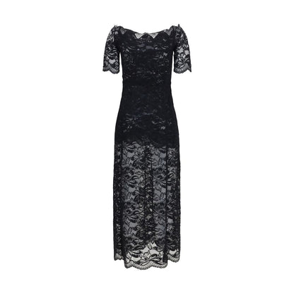 Rabanne Black Cocktail Dress with Polyamide Fabric