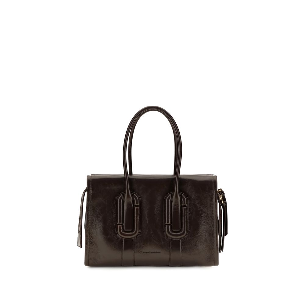 Sac à Main Marc Jacobs En Cuir De Veau Bos Taurus Marron