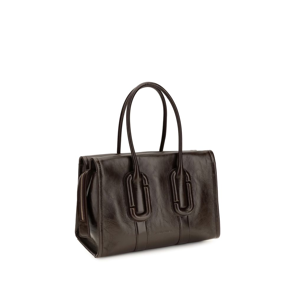 Sac à Main Marc Jacobs En Cuir De Veau Bos Taurus Marron