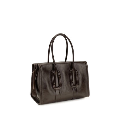 Sac à Main Marc Jacobs En Cuir De Veau Bos Taurus Marron