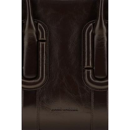 Sac à Main Marc Jacobs En Cuir De Veau Bos Taurus Marron