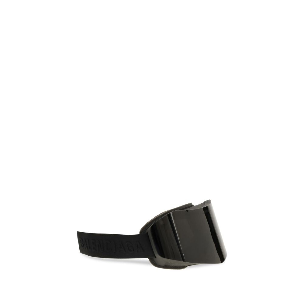 Lunettes de soleil Balenciaga en polyamide avec monture noire