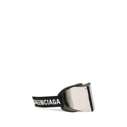 Gafas De Sol Plateadas Balenciaga De Poliamida Modelo Ski Mask