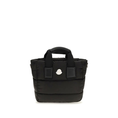 Moncler Sac fourre-tout noir en nylon modèle Caradoc Mini