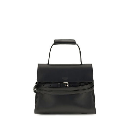 Moschino Bolso De Hombro De Piel De Ternera Negro Bos Taurus